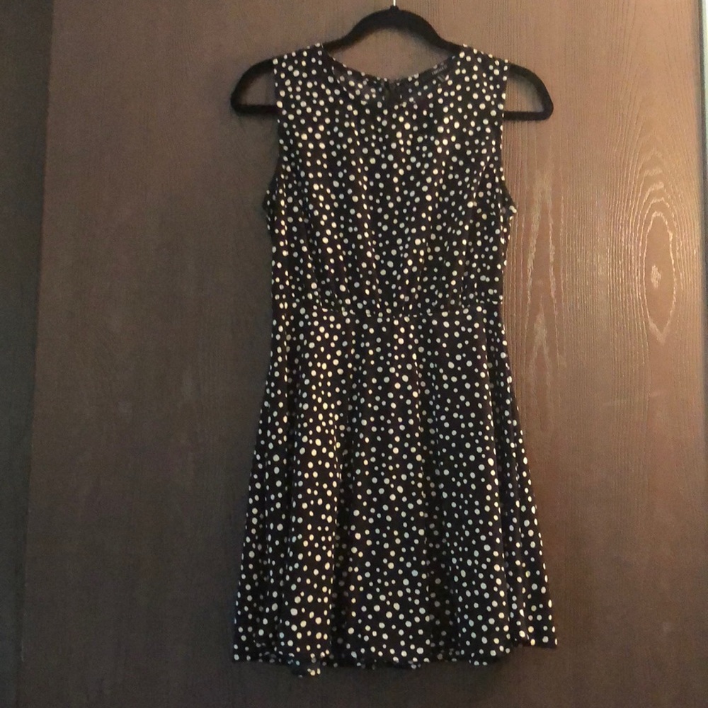 🌸Sleeveless Polka Dot Mini Dress